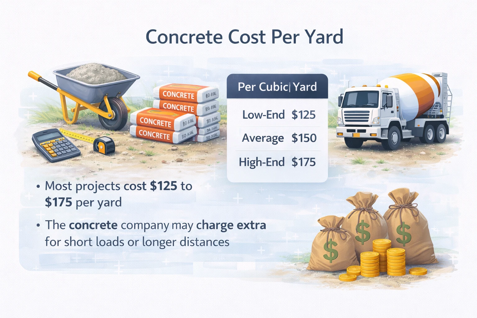 2026 concrete cost per yard pricing guide with breakdown