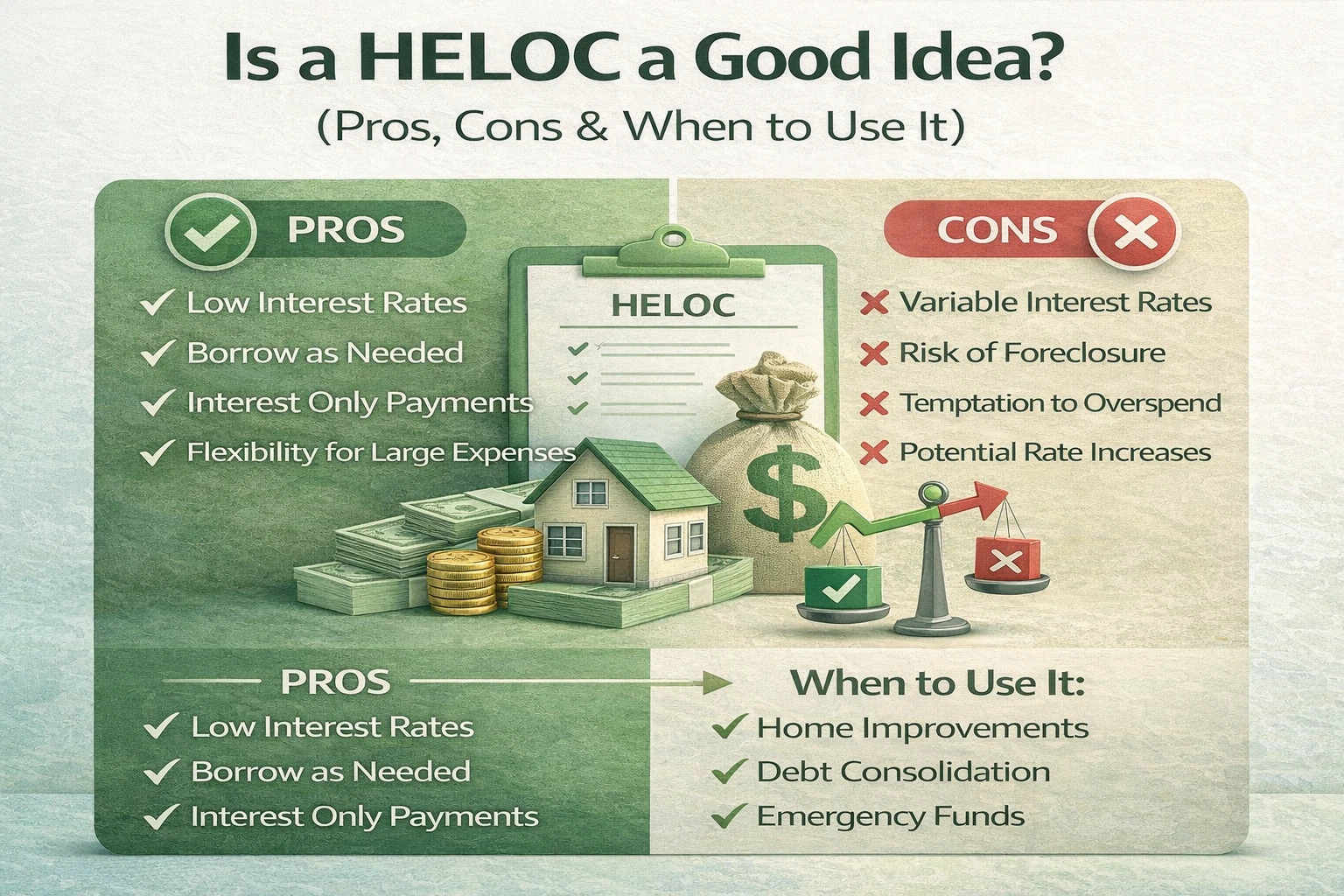 Is a HELOC a good idea - pros, cons and decision guide